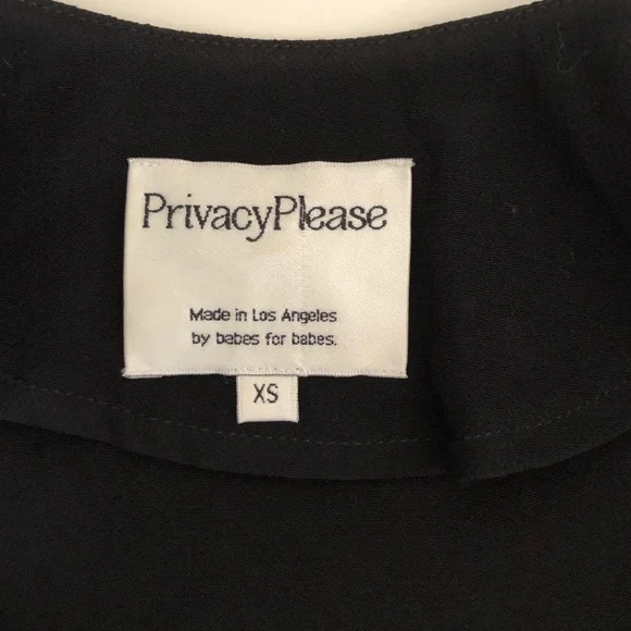 Privacy Please Perry Black Mini Ruffle Wrap Dress - Picture 5 of 8